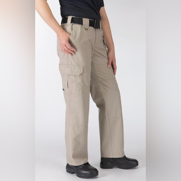5.11 Tactical Women's Cotton Tan Canvas Pants Regular Fit Cargo Pockets Size 14 - Picture 1 of 10